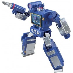 Figura Transformers Toys Generations War for Cybertron: Kingdom Core Class WFC-K21 Soundwave Action Figure - Kids Ages 8 and Up, 3.5-inch