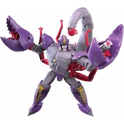 Figura Transformers Toys Generations War for Cybertron: Kingdom Deluxe WFC-K23 Predacon Scorponok Action Figure - Kids Ages 8 and Up, 5.5-inch