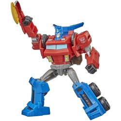 Figura Transformers Bumblebee Cyberverse Adventures Warrior Class Optimus Prime Action Figure Toy, Repeatable Attack Move, Ages 6 and Up, 5.4-inch