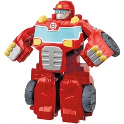 Figura Transformers Playskool Heroes Rescue Bots Academy Classic Team Heatwave The Fire-Bot Converting Toy, 4.5-Inch Action Figure, Kids Ages 3 and Up