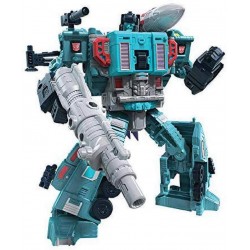 Figura Transformers Toys Generations War for Cybertron: Earthrise Leader WFC-E23 Doubledealer Triple Changer Action Figure - Kids Ages 8 and Up, 7-inc