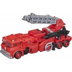 Figura Transformers Toys Generations War for Cybertron: Kingdom Voyager WFC-K19 Inferno Action Figure - Kids Ages 8 and Up, 7-inch