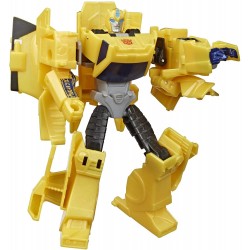 Figura Transformers Bumblebee Cyberverse Adventures Action Attackers Warrior Class Figure, Sting Shot Move, 5.4-inch