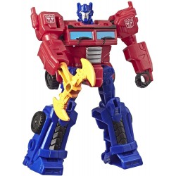 Figura Transformers Toys Cyberverse Action Attackers Scout Class Optimus Prime Figure - Repeatable Energon Axe Attack Move for Kids Ages 6 & Up, 3.75"