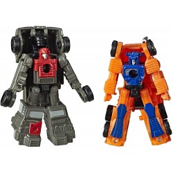 Figura Transformers Toys Generations War for Cybertron: Siege Micromaster Wfc-S33 Autobot Off-Road Patrol 2-Pack - Adults and Kids Ages 8 Up, 1.5-Inch