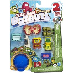 Figura Transformers Toys BotBots Series 4 Wilderness Troop 8-Pack - Mystery 2-in-1 Collectible Figures! Kids Ages 5 and Up (Styles Colors May Vary) by