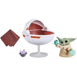 Figura Star Wars The Bounty Collection Grogu's Hover-Pram Pack Child Collectible 2.25-Inch-Scale Figure with Accessories, Kids Ages 4 and Up