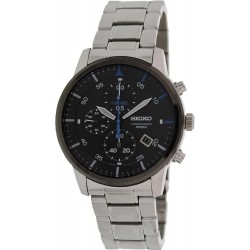 Reloj Seiko SNDE07P1 Hombre SNDE07 Chronograph Stainless Ste (Importación USA)