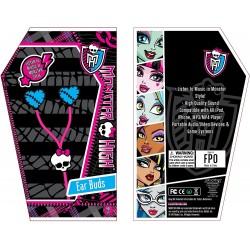 Audifonos Mattel 11148-KHL Monster High Skull Earbud with Mic