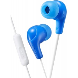 Audifonos Gumy Plus Earbuds with Mic and Remote for Connected Devices - Silicone Ear Pieces Blue