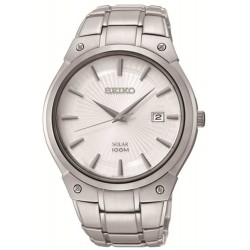 Reloj Seiko SNE339P1 Solar Men?s White (Importación USA)