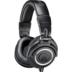 Audifonos Audio-Technica ATH-M50X Professional Studio Monitor Headphones, Black, Grade, Critically Acclaimed, with Detachable Cable