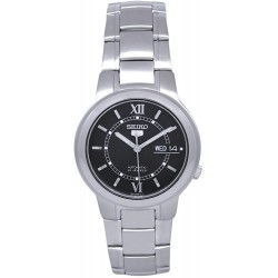 Reloj Seiko SNKA23 Hombre Stainless Steel 5 Automatic Black (Importación USA)