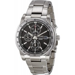 Reloj Seiko SNDD05 Hombre SNDD05P1 Silver with Black Dial St (Importación USA)