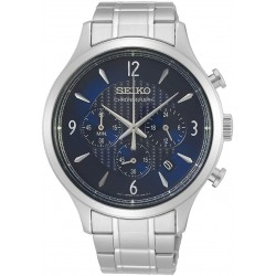 Reloj Seiko SSB339P1 Conceptual Chronograph Quartz Blue Dial (Importación USA)