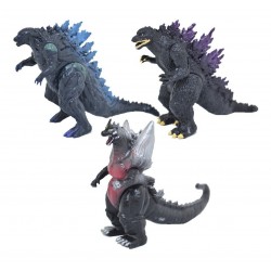 Godzilla Set De 3 Figuras Articuladas Coleccionables