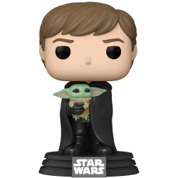 Figura Star Wars: Luke Skywalker with Grogu POP Vinyl Bobble-Head by Funko