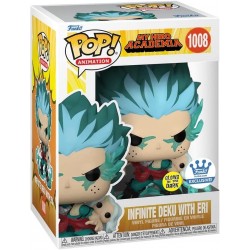 Figura Funko Pop Exclusive My Hero Infinite Deku with Eri GITD 1008 Vinyl Figure