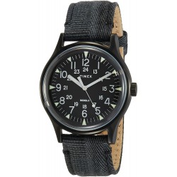 Reloj Timex TW2R68200 MK1 Steel 40 mm Black Dial (Importación USA)