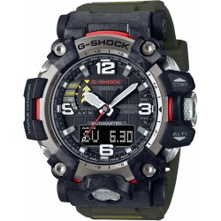 G-Shock New Thinner Carbon Mudmaster Watch, Solar Green