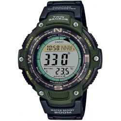 Casio Men's Quartz Sport Watch with Resin Strap, TBA, 5 (Model: SGW-100-3AVCF)