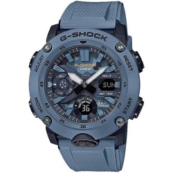 Men's Casio G-Shock Analog-Digital Carbon-Resin Blue Camoflauge Dial Watch GA2000SU-2A