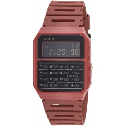 Casio CA-53WF-4B Calculator Red Digital Mens Watch Original New Classic CA-53