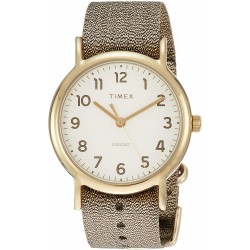 Reloj Timex TW2R92300 Weekender 38 mm Metallic Gold (Importación USA)