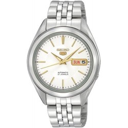 Seiko Men's SNKL17 Stainless Steel Analog with Silver Dial Watch