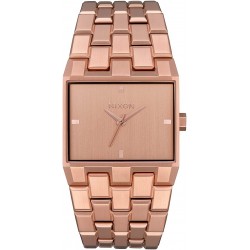 NIXON Ticket A1262 - All Rose Gold - 50m Water Resistant Men's Analog Fashion Watch (34mm Watch Face, 30mm-23mm Stainless Steel Band)