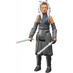 Star Wars Retro Collection Ahsoka Tano Toy 3.75-Inch-Scale The Mandalorian Collectible Action Figure, Toys for Kids Ages 4 and Up, (F4459)