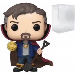 Marvel: Spider-Man: No Way Home - Doctor Strange Funko Pop! Vinyl Figure (Bundled with Compatible Pop Box Protector Case)