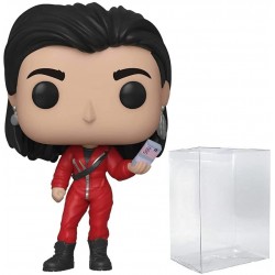 POP Money Heist: La Casa De Papel - Nairobi Funko Pop Vinyl Figure (Bundled with Compatible Pop Box Protector Case), Multicolored, 3.75 inches