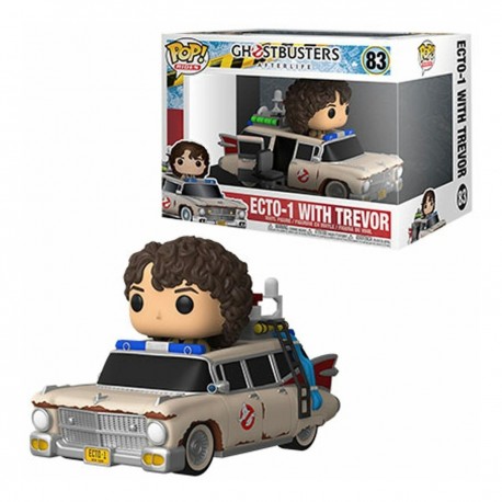 Funko Pop Ecto 1 Con Trevor Los Cazafantasmas