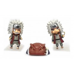 Figura Jiraiya Con Sapo Colección X3 Naruto Anime +obsequio