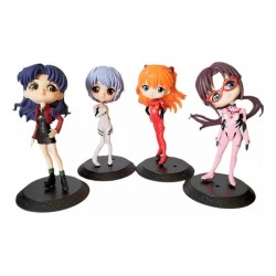 Neon Genesis Evangelion Q Posket 4 Figuras En Bolsa