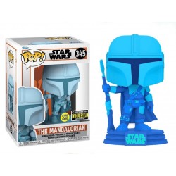 Star Wars Exclusivo Mandalorian Funko Pop Caja Golpeada