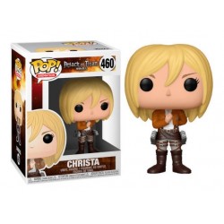 Attack On Titan Christa Figura Funko Pop Caja Golpeada