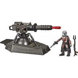 Figura Star Wars Mission Fleet Expedition Class Hover E Web Cannon Mandalorian 2.5 Inch Scale Figure Vehicle Accessory, Toys