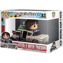 Figura Funko POP Ride Super Deluxe Movies Ghostbusters Afterlife Ecto 1 Trevor, Multicolor, Standard, 47679