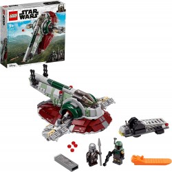 LEGO Star Wars Boba Fett's Starship 75312 Fun Toy Building Kit Awesome Gift Idea for Kids New 2021 593 Pieces