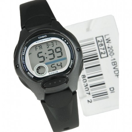 Reloj Casio Lw-200-1b Para Caballero Deportivo Negro/ Gris