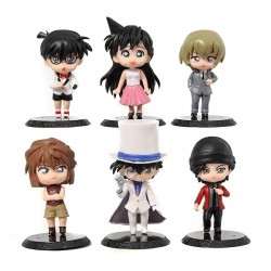 Detective Conan Colección 6 Figuras En Bolsa