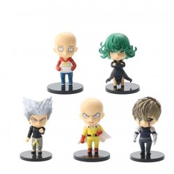 Figuras One Punch Man Set X 5 Saitama + Obsequio