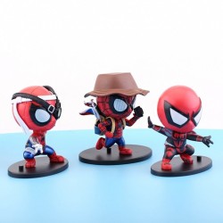 Figura Los Vengadores Spider Man Colección X3 Viajero