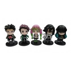 Figura Demon Slayer Coleccion X5 Pilares Rengoku Kimetsu