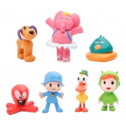 Pocoyo Eli Pato Loula Pajaroto Colección 7 Figuras En Bolsa