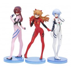 Neon Genesis Evangelion Colección 3 Figuras En Bolsa