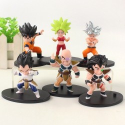 Figuras Dragon Ball Z Set X6 Son Goku Vegeta Iv Nappa Raditz