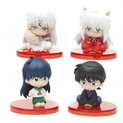 Inuyasha Colección 4 Figuras En Bolsa